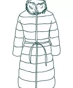 Цена химчистки пухового пальто с мехом в Москве