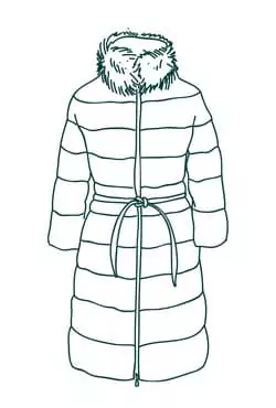 Цена химчистки пухового пальто с мехом в Москве