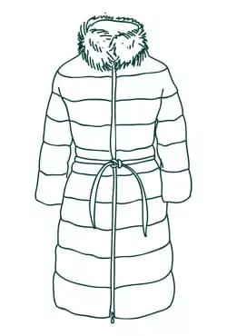 Цены на химчистку длинной куртки с отделокой мехом в Москве.